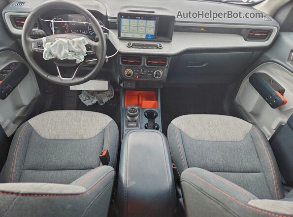 3FTTW8F99PRA77380 2023 FORD MAVERICK Gray Widok deski rozdzielczej