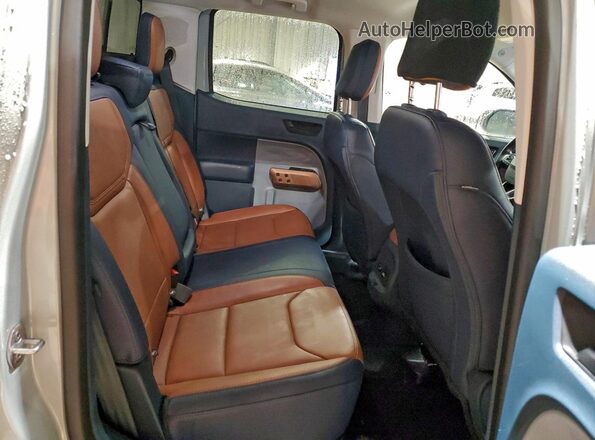 3FTTW8M31RRB45074 2024 FORD MAVERICK Blue Rear seats view