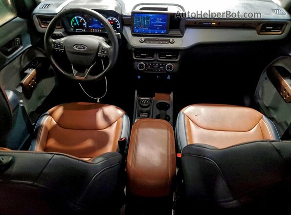 3FTTW8M31RRB45074 2024 FORD MAVERICK Blue Dashboard view