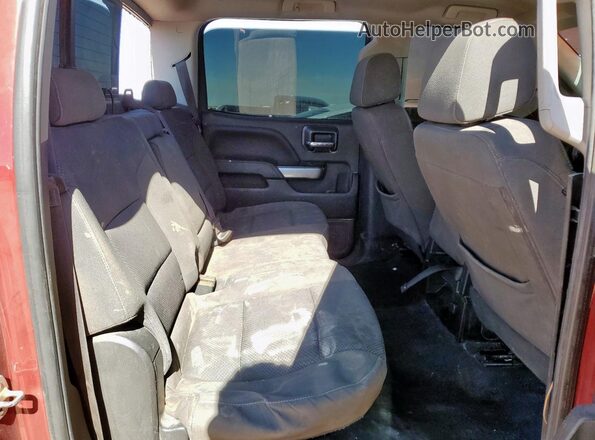 3GCPCREC3JG498866 2018 CHEVROLET SILVERADO Red Rear seats view