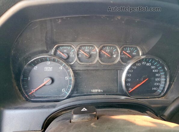 3GCPCREC3JG498866 2018 CHEVROLET SILVERADO Red Instrument cluster view