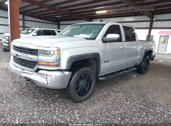 3GCPCREC8GG338488 2016 CHEVROLET SILVERADO Серебряный Передняя левая четверть