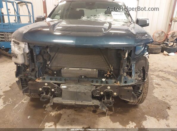 3GCPDKEK7NG520031 2022 CHEVROLET SILVERADO Blue Front view