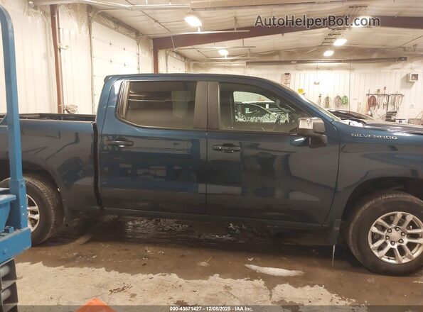 3GCPDKEK7NG520031 2022 CHEVROLET SILVERADO Blue Rear interior view