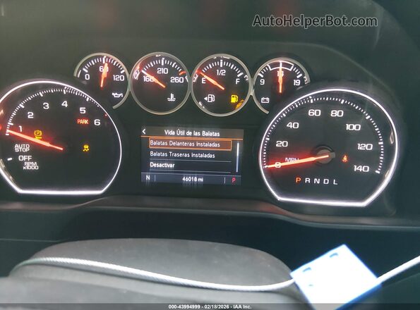 3GCPWDED0LG296864 2020 CHEVROLET SILVERADO White Widok tylnych siedzeń