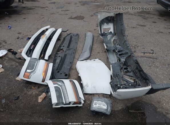 3GCUKREC1HG454896 2017 CHEVROLET SILVERADO White Vista del cuadro de instrumentos