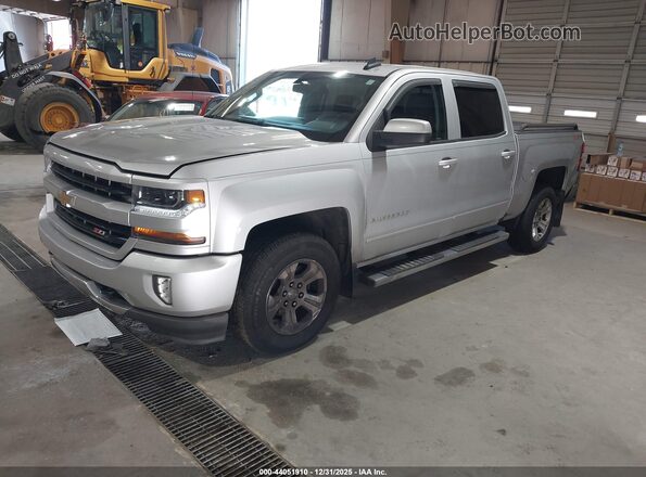 3GCUKREH5GG299182 2016 CHEVROLET SILVERADO Silver Առջևի ձախ երեք քառորդ տեսարան