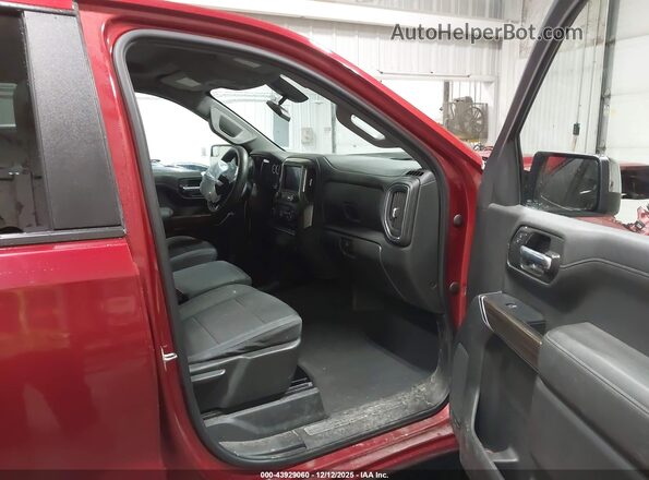 3GCUYDED2MG377315 2021 CHEVROLET SILVERADO Red Front interior view