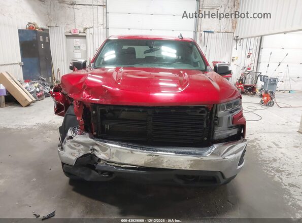 3GCUYDED2MG377315 2021 CHEVROLET SILVERADO Red Rear interior view