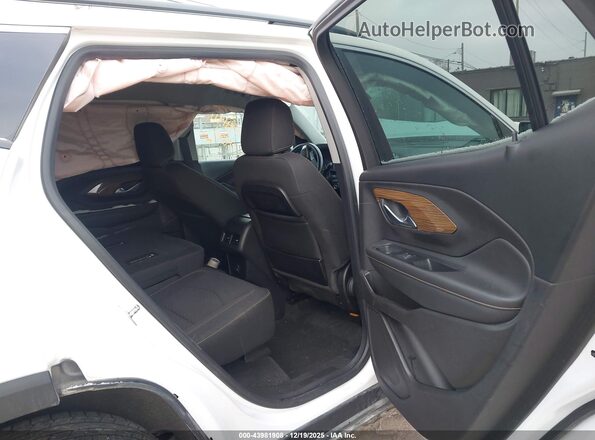 3GKALMEV0JL222909 2018 GMC TERRAIN White VIN კოდის სტიკერის ხედი