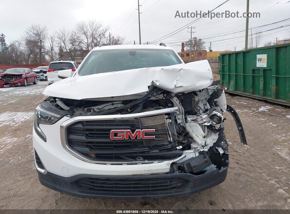 3GKALMEV0JL222909 2018 GMC TERRAIN White ხელსაწყოთა პანელის ხედი