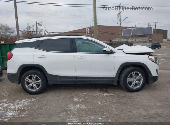 3GKALMEV0JL222909 2018 GMC TERRAIN White უკანა სალონის ხედი