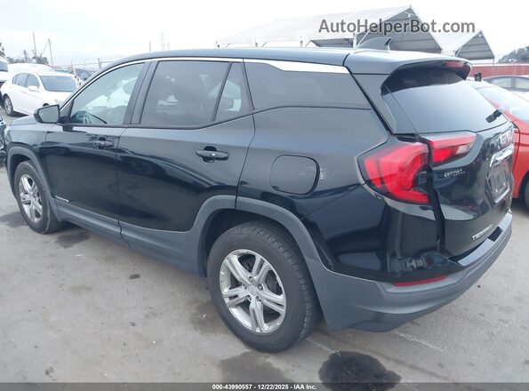 3GKALMEV4JL276309 2018 GMC TERRAIN Black Trasero izquierdo