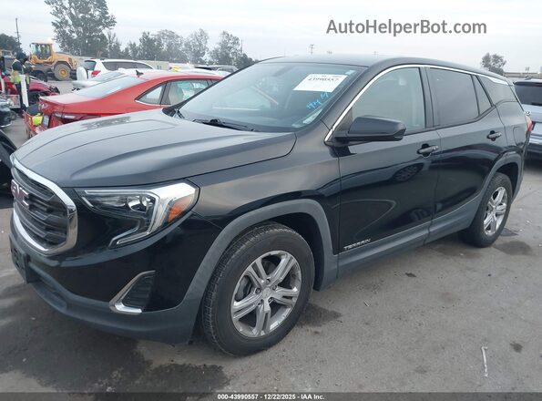 3GKALMEV4JL276309 2018 GMC TERRAIN Black Vista tres cuartos delantera izquierda