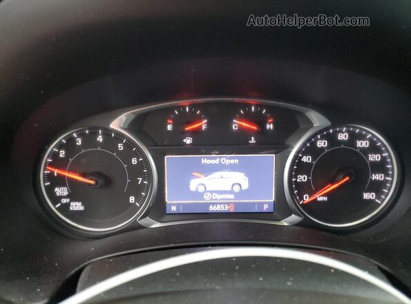 3GKALMEV4NL147010 2022 GMC TERRAIN Black Widok zestawu wskaźników