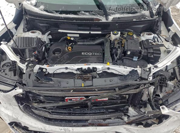 3GKALMEV9ML363353 2021 GMC TERRAIN White Vista del compartimento del motor