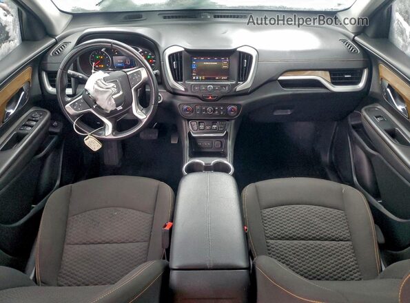3GKALMEV9ML363353 2021 GMC TERRAIN White Vista del salpicadero