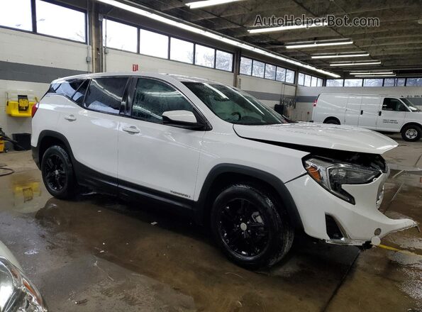 3GKALMEVXML358937 2021 GMC TERRAIN White Przód prawy