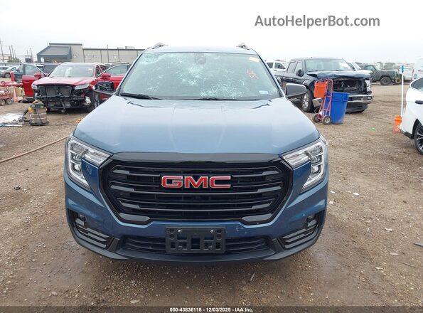 3GKALPEG1RL133512 2024 GMC TERRAIN Blue Instrument cluster view