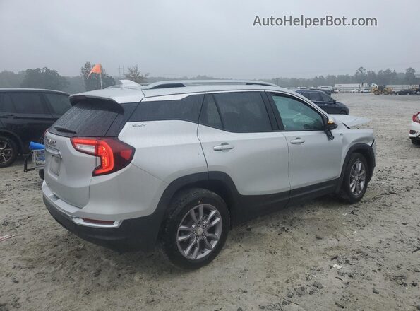 3GKALPEVXNL274104 2022 GMC TERRAIN Silver უკანა მარჯვენა
