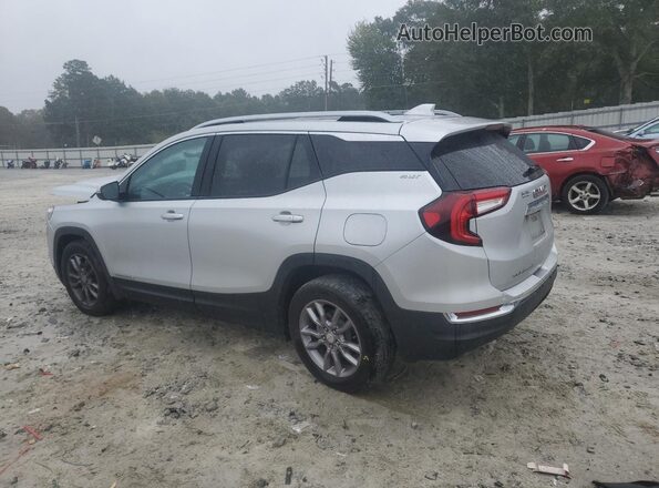 3GKALPEVXNL274104 2022 GMC TERRAIN Silver უკანა მარცხენა