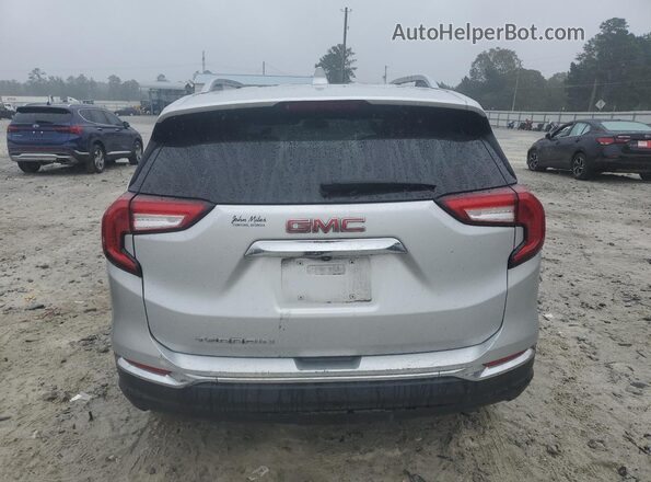 3GKALPEVXNL274104 2022 GMC TERRAIN Silver უკანა ხედი