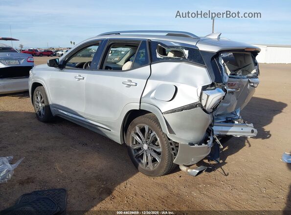 3GKALSEX1JL298922 2018 GMC TERRAIN Silver Tył lewy