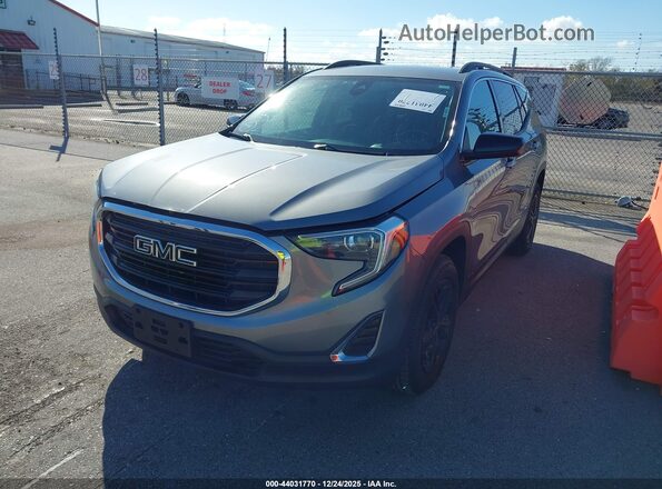 3GKALTEV3LL151783 2020 GMC TERRAIN Gray წინა მარცხენა ხედი სამი მეოთხედიდან