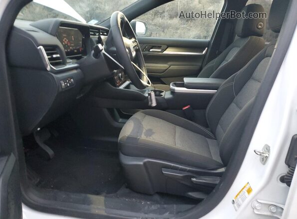 3GKALUEG3SL300554 2025 GMC TERRAIN White Widok wnętrza z przodu