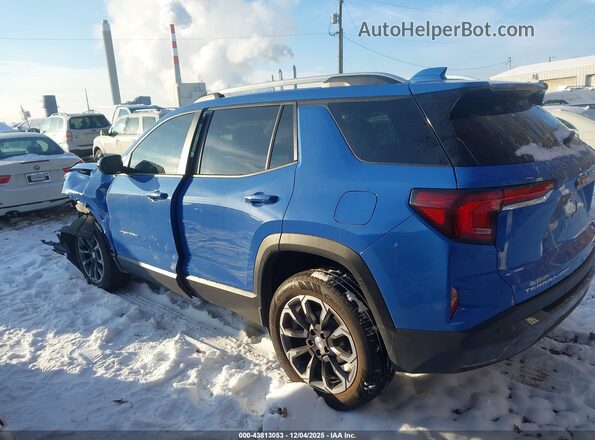 3GKALUEGXSL223018 2025 GMC TERRAIN Blue Սալոնի 360 աստիճան տեսք