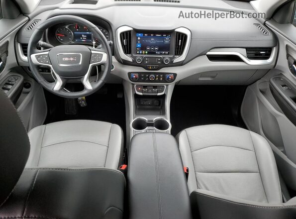 3GKALVEG0PL117030 2023 GMC TERRAIN Blue Вид панелі приладів