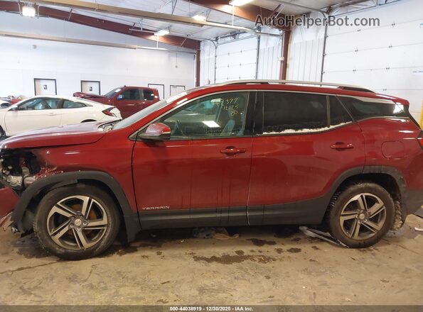 3GKALVEV0JL288267 2018 GMC TERRAIN Red Vista interior de 360 grados