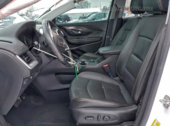 3GKALVEV6ML388698 2021 GMC TERRAIN White Widok wnętrza z przodu