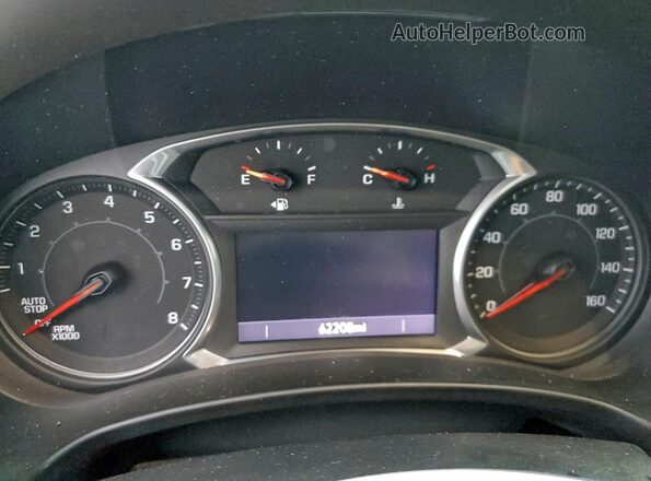 3GKALVEV6ML388698 2021 GMC TERRAIN White Widok zestawu wskaźników