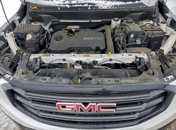 3GKALVEV6ML388698 2021 GMC TERRAIN White Widok komory silnika