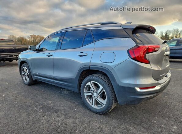 3GKALVEV6ML390743 2021 GMC TERRAIN Gray Trasero derecho