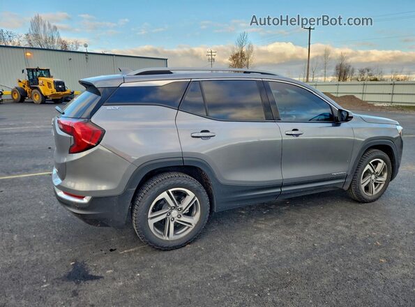 3GKALVEV6ML390743 2021 GMC TERRAIN Gray Delantero derecho