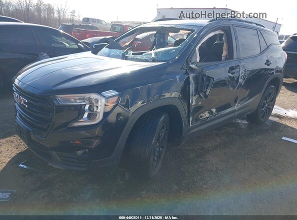 3GKALVEV9NL291075 2022 GMC TERRAIN Black წინა მარცხენა ხედი სამი მეოთხედიდან