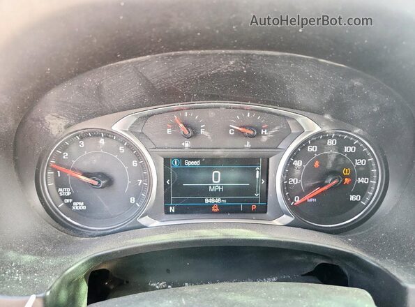 3GKALXEX8JL298333 2018 GMC TERRAIN Белый Вид щитка приборов