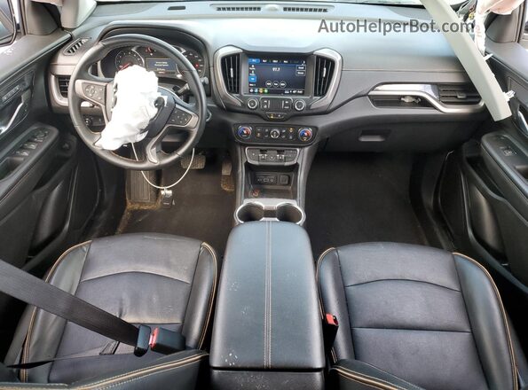 3GKALYEG8PL265587 2023 GMC TERRAIN White Вид панелі приладів