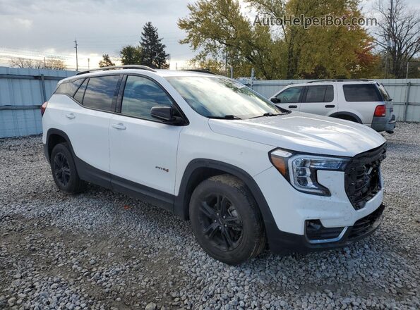 3GKALYEG8PL265587 2023 GMC TERRAIN White Передня права чверть