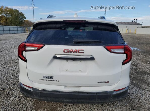 3GKALYEG8PL265587 2023 GMC TERRAIN White Вид ззаду