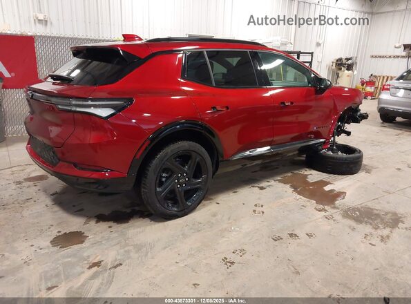 3GN7DSRR3SS142703 2025 CHEVROLET EQUINOX Red უკანა მარჯვენა