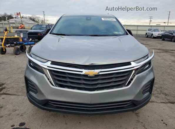 3GNAXHEG8PL165934 2023 CHEVROLET EQUINOX Silver Widok z przodu