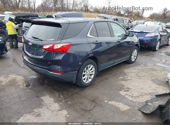 3GNAXJEVXJS644505 2018 CHEVROLET EQUINOX Blue Հետևի աջ