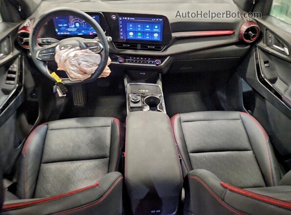 3GNAXTEG0SL143535 2025 CHEVROLET EQUINOX Black Вид панелі приладів