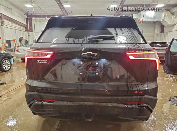 3GNAXTEG0SL143535 2025 CHEVROLET EQUINOX Black Вид ззаду