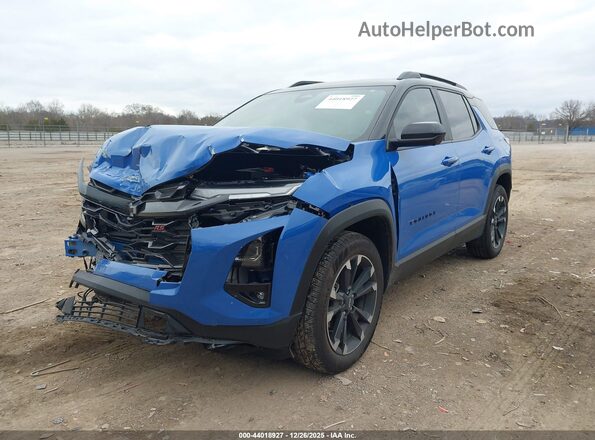 3GNAXTEG9SL325833 2025 CHEVROLET EQUINOX Blue Առջևի ձախ երեք քառորդ տեսարան