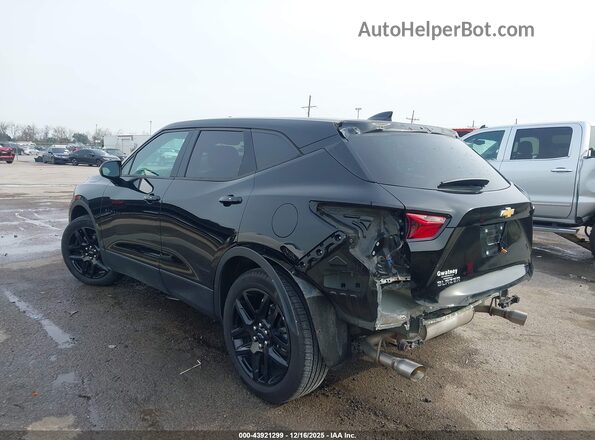 3GNKBBRA0MS525933 2021 CHEVROLET BLAZER Black Trasero izquierdo