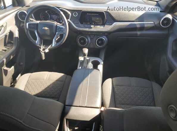 3GNKBBRA2LS545194 2020 CHEVROLET BLAZER Green Вид панелі приладів